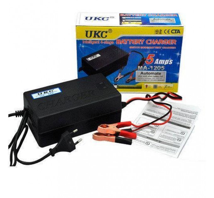Зарядний пристрій автомобільного акумулятора BATTERY CHARGER 5A MA-1205