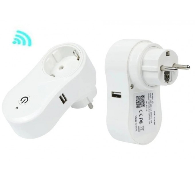 Розумна розетка (WIFI socket) + USB