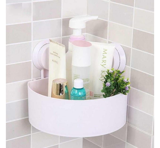 Полиця на присосках кутова для ванної Triangle Shelves (WO-15). ціна за 1шт. Колір не вибираємо