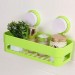 Полиця на присосках для ванної/кухні. прямокутна Bathroom Shelves Без вибору кольору.