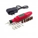 Фрезер-ручка для апаратного манікюру та педикюру рожева Variable Speed ​​rotated pen