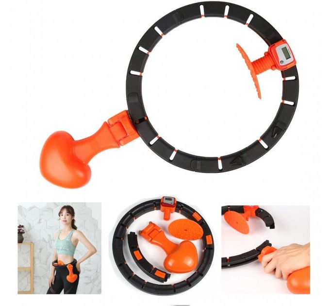 Обруч Intelligent Hula Hoop Black-orange
