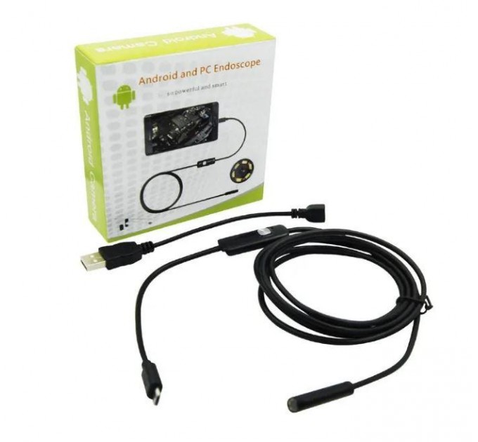 Камера Ендоскоп Android та PC Endoscope, гнучка USB-камера (3,5 метрів) (100P