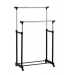 Телескопічна стійка, вішалка для одягу та взуття в гардеробну Double Pole Clothes Horse Mini