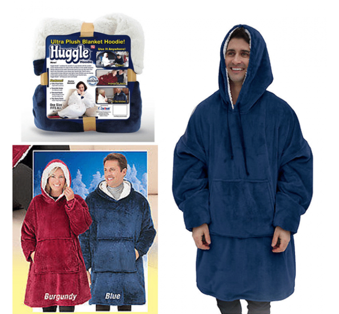Толстовка з капюшоном Худі Huggle Hoodie ultra plush blanket hoodie