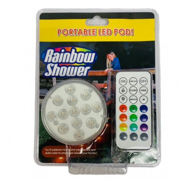 Універсальне підсвічування Rainbow Shower led водонепроникне