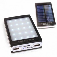 Моб. Заряджання POWER BANK Metal+LED Solar 90000mah (реал. 9600)