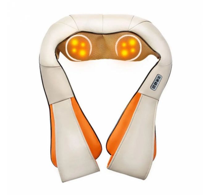 Масажер роликовий для всього тіла з підігрівом Shiatsu Massager of Neck Kneading