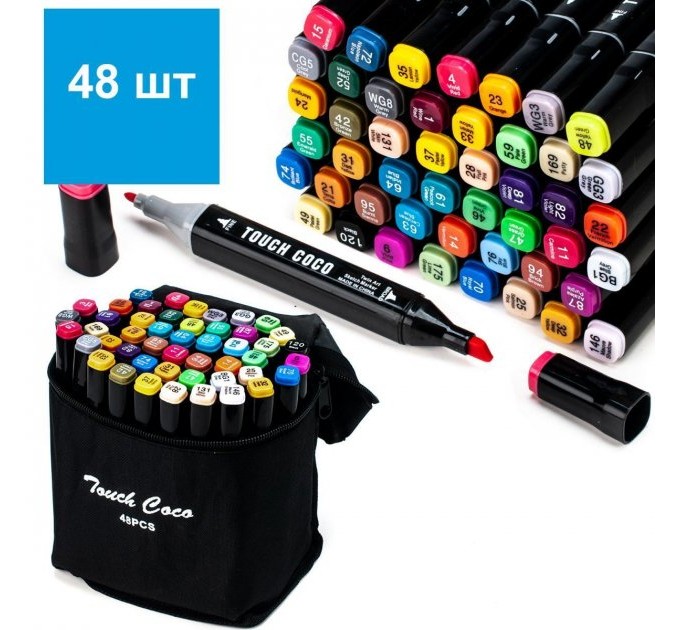 Скетч маркери для малювання Набір маркерів Thiscolor 48 ШТ