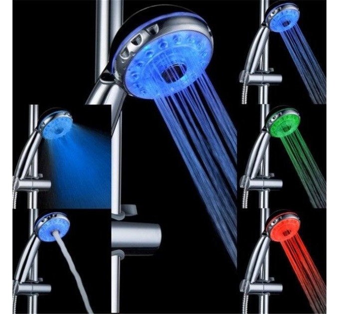 Душова лійка зі світлодіодним підсвічуванням led shower
