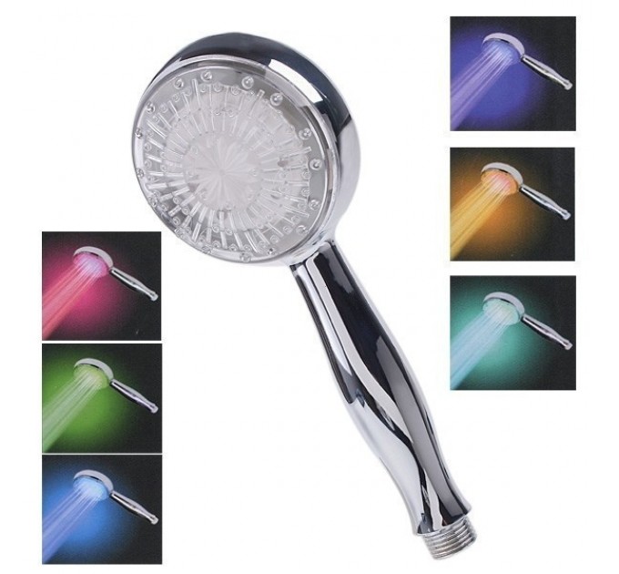 Душова лійка зі світлодіодним підсвічуванням led shower
