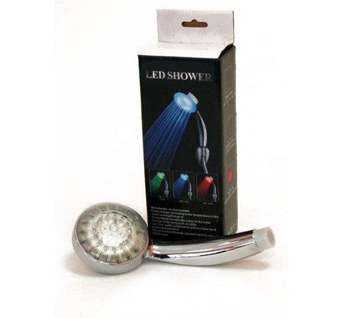 Душова лійка зі світлодіодним підсвічуванням led shower