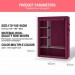 Складна тканинна шафа 6 відділень HCX Storage Wardrobe 88105