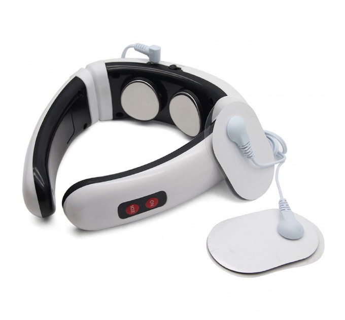 Електростимулятор масажер для шиї фізіотерапія Cervical vertebra Neck Massager
