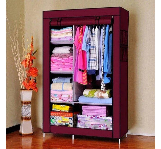 Складна тканинна шафа 6 відділень HCX Storage Wardrobe 88105