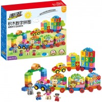Дитячий конструктор паравозик 146pcs Дитячий конструктор паравозик 146pcs