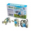 Конструктор робот на сонячній батареї- 14 in 1 Educational Solar Robot
