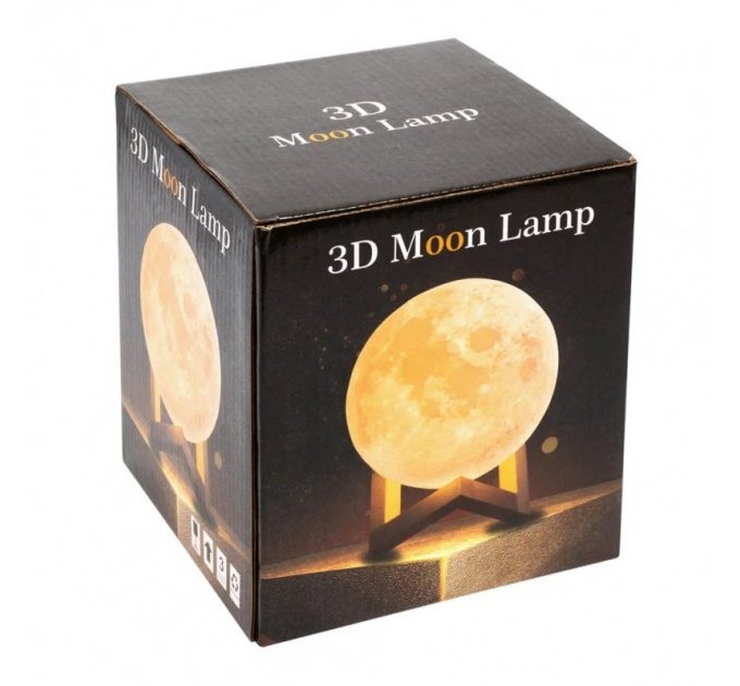 Зволожувач повітря 3D Moon Lamp Light Diffuser