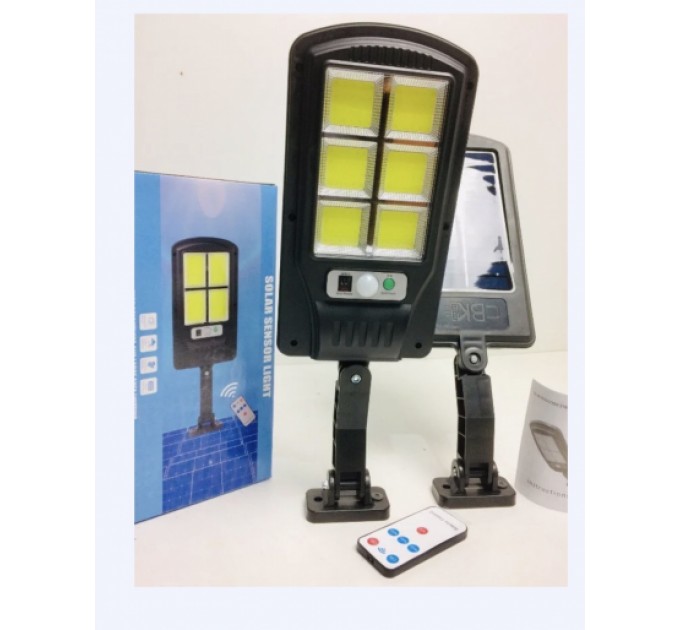 Вуличний ліхтар на стовп із пультом на сонячних батареях Solar Light НА 10 ЛАМП