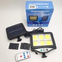 Ліхтар вуличний акумуляторний LED Solar Light BL BK128-6COB з пультом на сонячній батареї 2200mA.