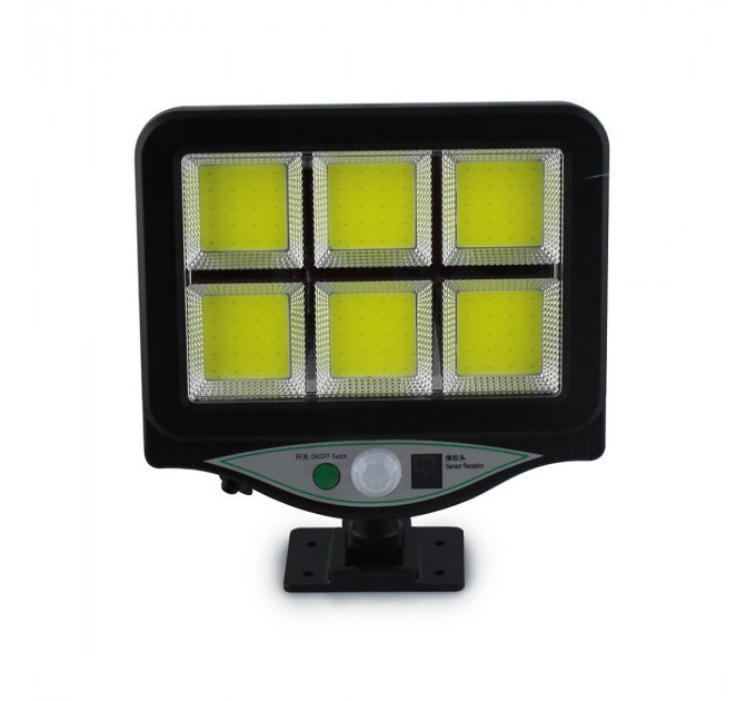 Ліхтар вуличний акумуляторний LED Solar Light BL BK128-6COB з пультом на сонячній батареї 2200mA.