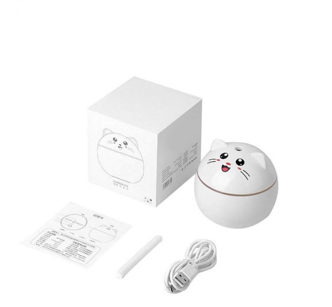 Зволожувач повітря Humidifier Кіт / Нічник