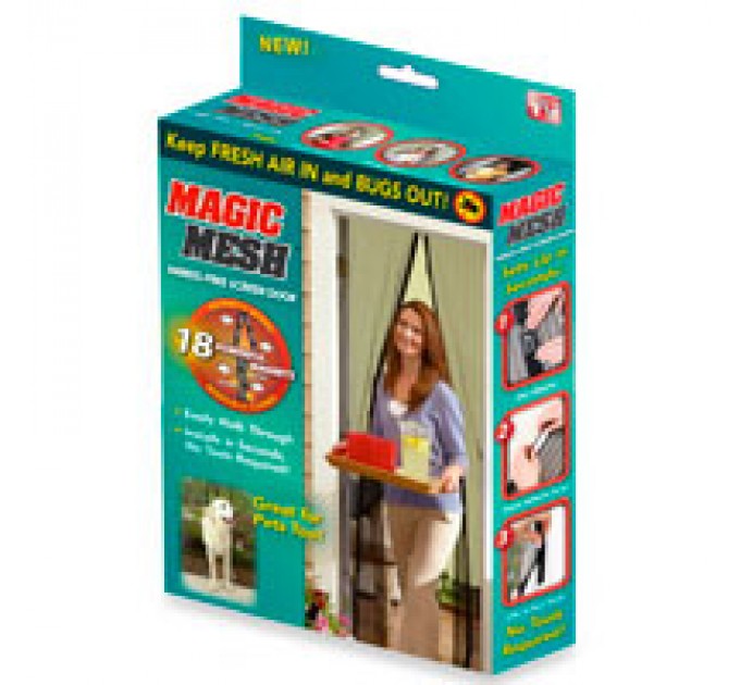 Штора сітка на двері Magic Mesh (W-3) (W-13) (100)