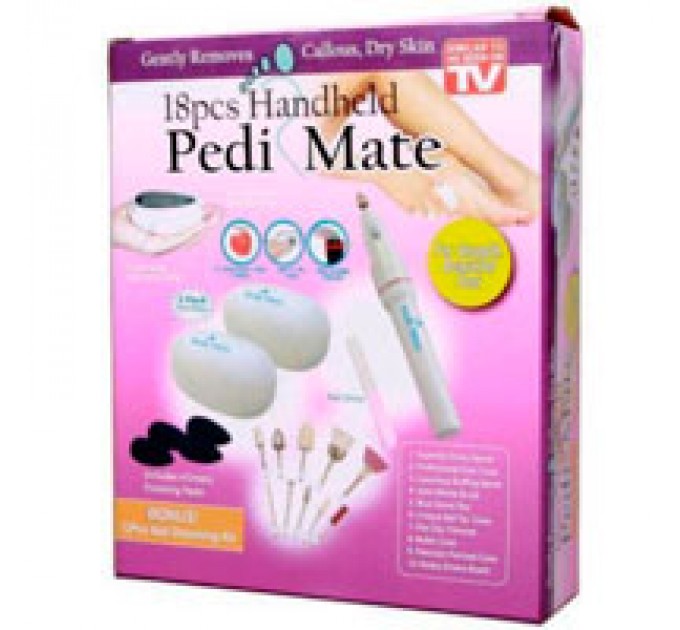 Набір для манікюру Pedi Mate 18 pcs Педі Мейт (w-9) (48)