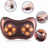 Масажер-подушка для шиї Massage pillow (обертання в обидві сторони 360°) (WJ008)