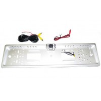 Камера заднього виду рамка 4LED Silver (20) Камера заднього виду рамка 4LED Silver (20)