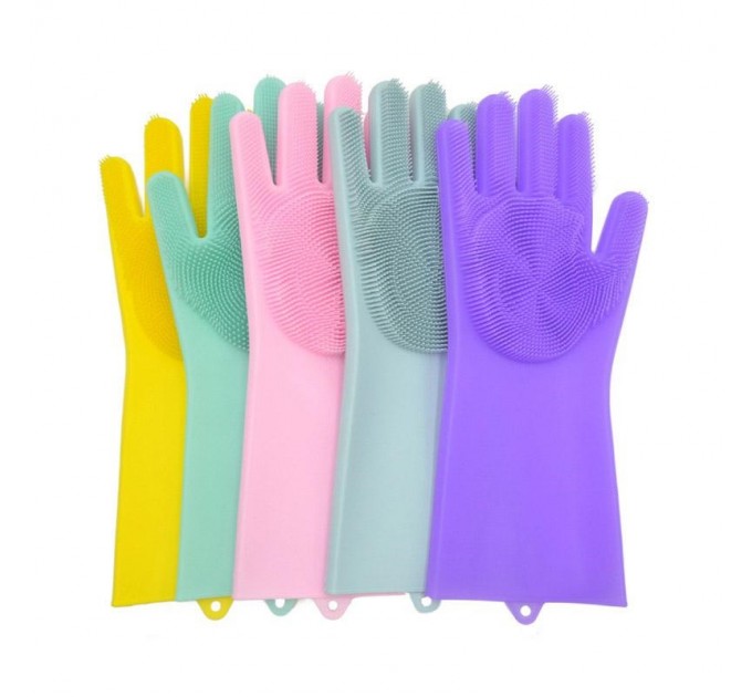 Рукавички для миття посуду Gloves for washing dishes (W-49) (100)