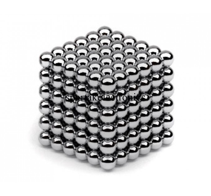 Нео куб Neo Cube 4мм срібло (100)