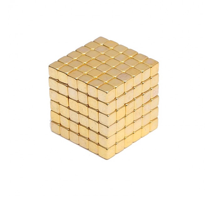Нео куб Neo Cube золотий квадрат (100)