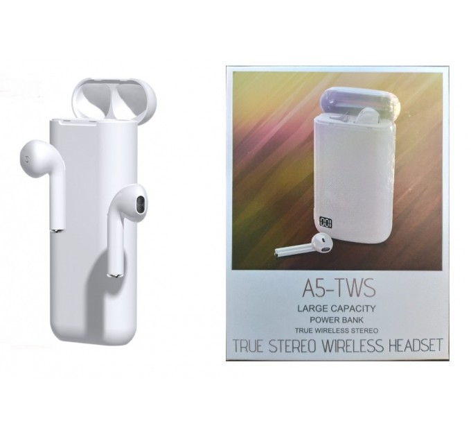 Навушники A5-TWS + power bank (100)