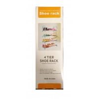 Полиця для взуття Shoe rack (4 полиці, 12 пар) (TM-03) (20)