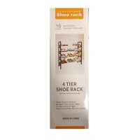 Полиця для взуття Shoe rack (4 полиці, 16 пар) (TM-02) (14)