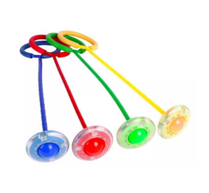 Скакалка на ногу (LED колесо та палиця) (Ring) (100)