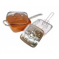 Сковорода універсальна Copper cook deep square pan (4)