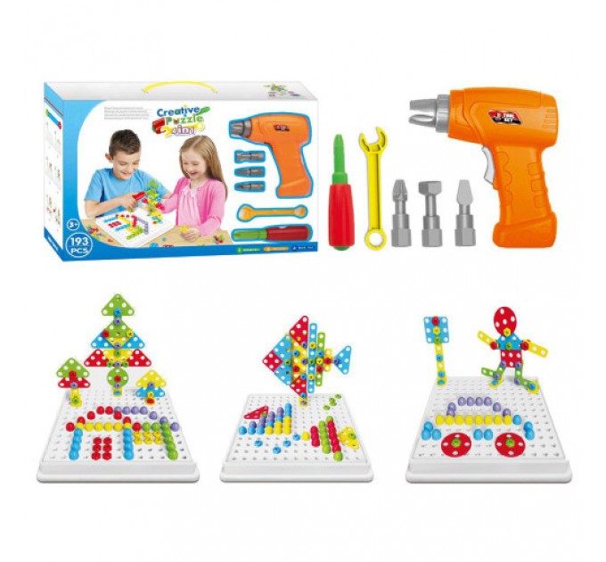 Конструктор Tu Le Hui "Creative Puzzle" 4в1 валіза (193 деталі) TLH-28 (24)