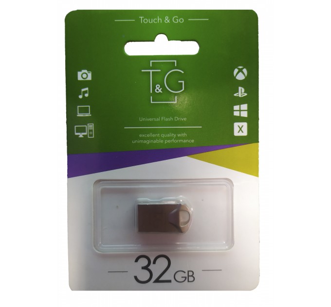 Флеш накопичувач USB 32GB T&G 106 (метал)