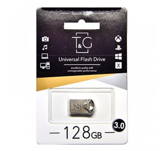 Флеш накопичувач USB 128GB T&G 106-128G3 (метал) (3.0)