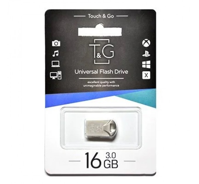 Флеш накопичувач USB 16GB T&G 106 (метал) (3.0)