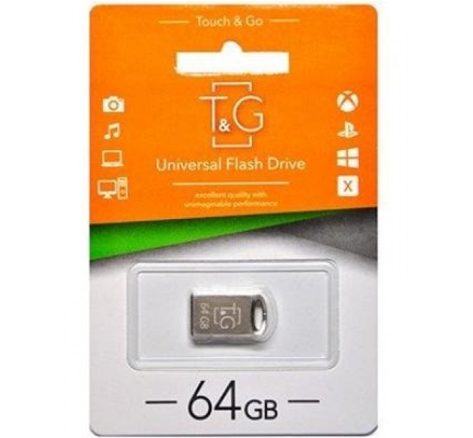 Флеш накопичувач USB 64GB T&G 106 (метал) (3.0)