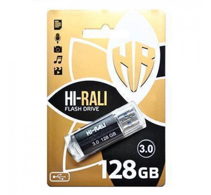 Флеш накопичувач USB 128GB Hi-Ralli (Чорна) (3.0)