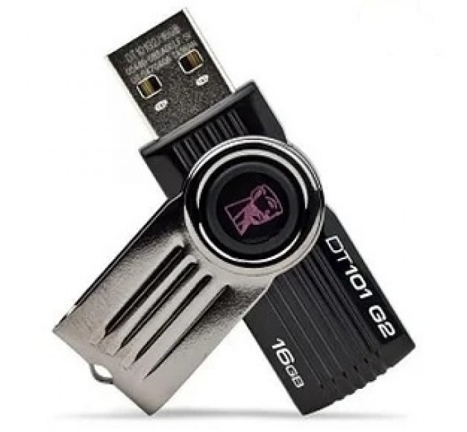 Флеш накопичувач USB 16Gb Kingston DT101 (Чорна)