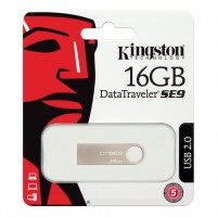 Флеш накопичувач USB 16Gb Kingston SE9 (Метал) (3.0)