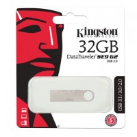 Флеш накопичувач USB 32Gb Kingston SE9 (Метал) (3.0)