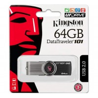 Флеш накопичувач USB 64Gb Kingston DT101 (Червона) (3.0)