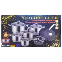 Набір каструль Goldteller GT-1300 (13 предметів) (2)