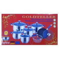 Набір каструль Goldteller GT-1310 (13 предметів) (2)